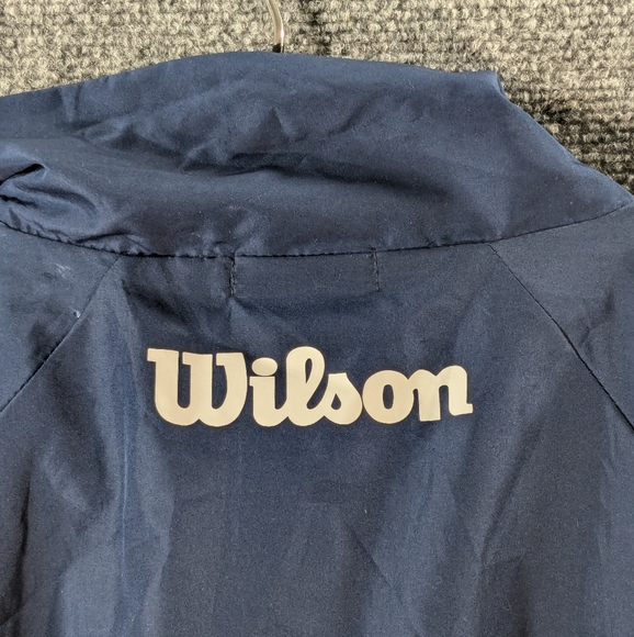 WILSON FOREVER 21 Womens L Windbreaker Jacket Colorblock Retro Half Zip Pullover - Picture 15 of 15